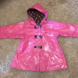 Pink 4T rain coat by Corky & Company